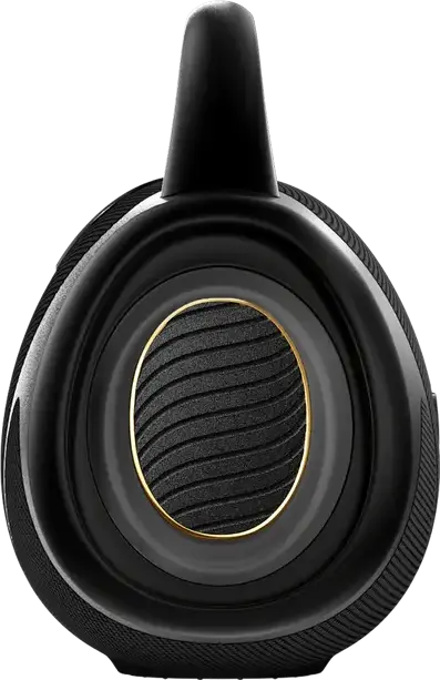 Boxa Portabila Bluetooth Hisense VoyageBoom, Rezistenta la Apa IP67, Sistem Audio 2.1 CH cu Subwoofer, Baterie 10200mAh, Powerbank, Radio FM, Negru