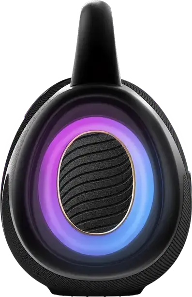Boxa Portabila Bluetooth Hisense VoyageBoom, Rezistenta la Apa IP67, Sistem Audio 2.1 CH cu Subwoofer, Baterie 10200mAh, Powerbank, Radio FM, Negru