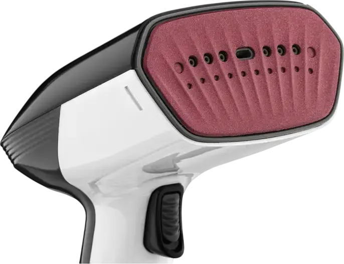 Ardesto SI-S1400 Handheld Garment Steamer, 1400W, 22g/min Steam Flow, Auto-off, Easy Fill Water Tank, White/Black/Pink, Set of 2 Nozzles