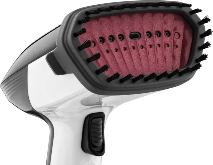 Ardesto SI-S1400 Handheld Garment Steamer, 1400W, 22g/min Steam Flow, Auto-off, Easy Fill Water Tank, White/Black/Pink, Set of 2 Nozzles