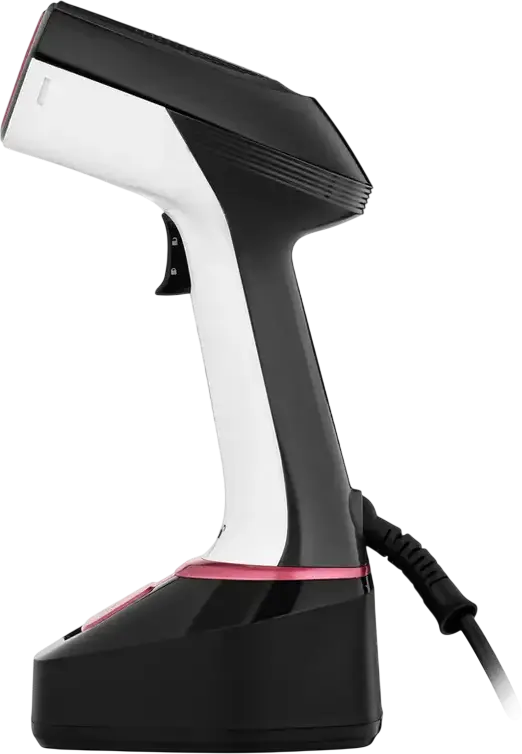 Ardesto SI-S1400 Handheld Garment Steamer, 1400W, 22g/min Steam Flow, Auto-off, Easy Fill Water Tank, White/Black/Pink, Set of 2 Nozzles