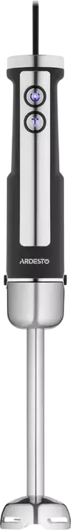 Set Blender Vertical Ardesto HBG-1000BCHP 5 piese, 1000W, Inox, 5 Viteze, Mod Turbo, Bol Toator 0.5L, Negru/Argintiu