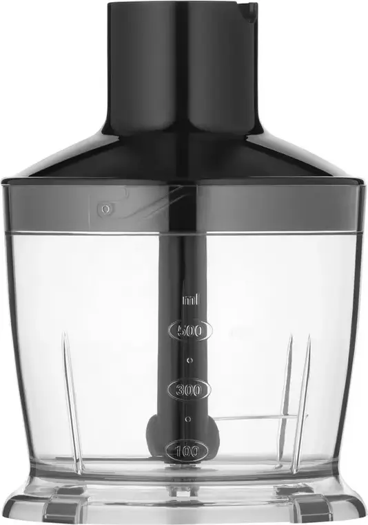 Set Blender Vertical Ardesto HBG-1000BCHP 5 piese, 1000W, Inox, 5 Viteze, Mod Turbo, Bol Toator 0.5L, Negru/Argintiu