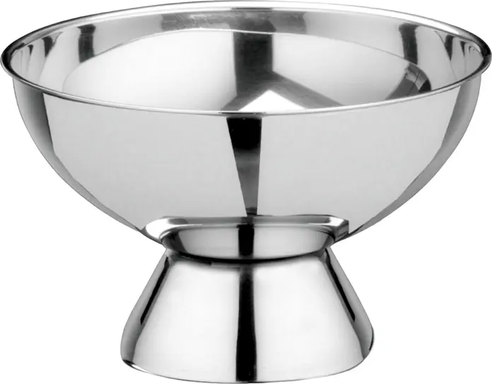 Cupă pentru înghețată Weis Karl Weis u. Cie. GmbH, 250ml Oțel Inoxidabil Lustruit, Bol pentru Desert Igienic și Rezistent la Rugină, Argintiu, Diametru 10.5cm