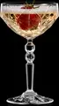 Set de 6 pahare pentru sampanie RCR Alkemist, cristal, 300ml, design facetat tip diamant
