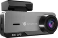 Автомобильный видеорегистратор Navitel R37 GPS Full HD 1080p 30FPS, угол 140 градусов, ночная съемка, Wi-Fi, G-сенсор, встроенный GPS с алертами радара, экран IPS 1.47 дюйма
