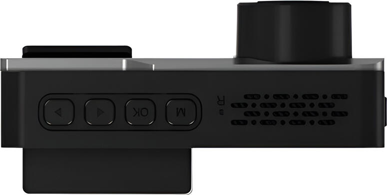 Автомобильный видеорегистратор Navitel R37 GPS Full HD 1080p 30FPS, угол 140 градусов, ночная съемка, Wi-Fi, G-сенсор, встроенный GPS с алертами радара, экран IPS 1.47 дюйма