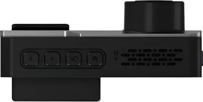 Автомобильный видеорегистратор Navitel R37 GPS Full HD 1080p 30FPS, угол 140 градусов, ночная съемка, Wi-Fi, G-сенсор, встроенный GPS с алертами радара, экран IPS 1.47 дюйма