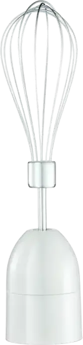 Zelmer ZHB4563S Pulsar Deluxe Hand Blender Set of 5, 800W, Stainless Steel Blades, White, with Chopper, Whisk, Beater and 0.8L Beaker