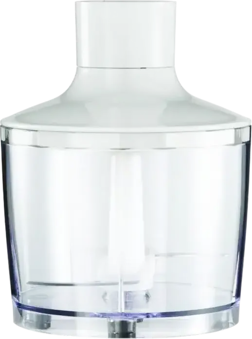 Zelmer ZHB4563S Pulsar Deluxe Hand Blender Set of 5, 800W, Stainless Steel Blades, White, with Chopper, Whisk, Beater and 0.8L Beaker
