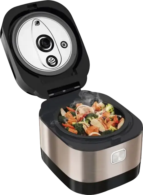 Tefal RK905A34 Multicook & Stir IH Multifunctional Cooker, Induction Heating, Smart Stirring Technology, 5L Ceramic Bowl, 1200W, Black/Bronze