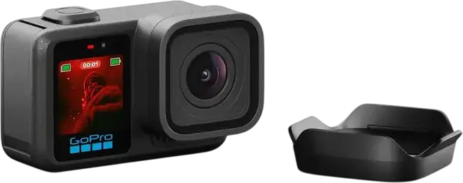 Camera Video Sport GoPro MISSION 1 PRO Cinema Compacta, Video 8K, Senzor CMOS 1", Procesor GP3, Ecran OLED Touchscreen, Obiectiv 27mm f/2.8, Negru