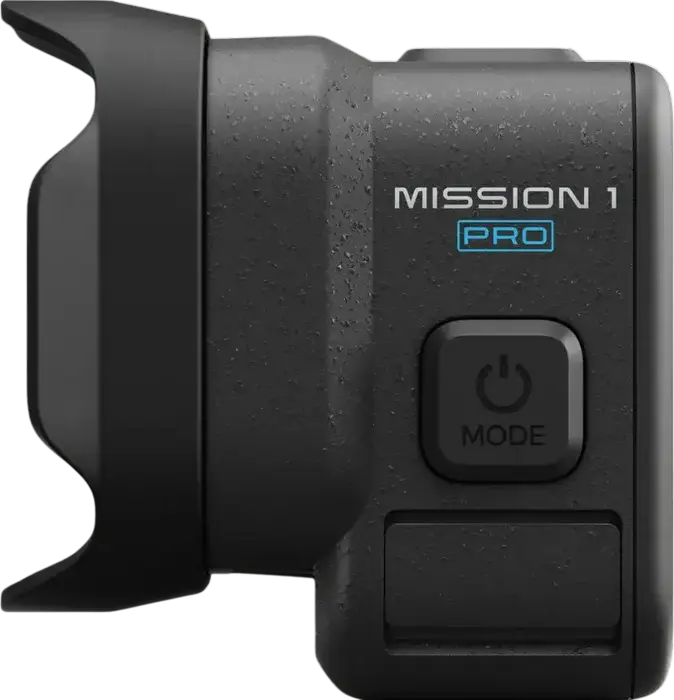 Camera Video Sport GoPro MISSION 1 PRO Cinema Compacta, Video 8K, Senzor CMOS 1", Procesor GP3, Ecran OLED Touchscreen, Obiectiv 27mm f/2.8, Negru