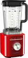 Стационарный блендер KitchenAid 5KSB2073EER, 1200 Вт, стеклянная чаша 2 л, ножи из нержавеющей стали, 10 скоростей, режимы смузи и колки льда, красный