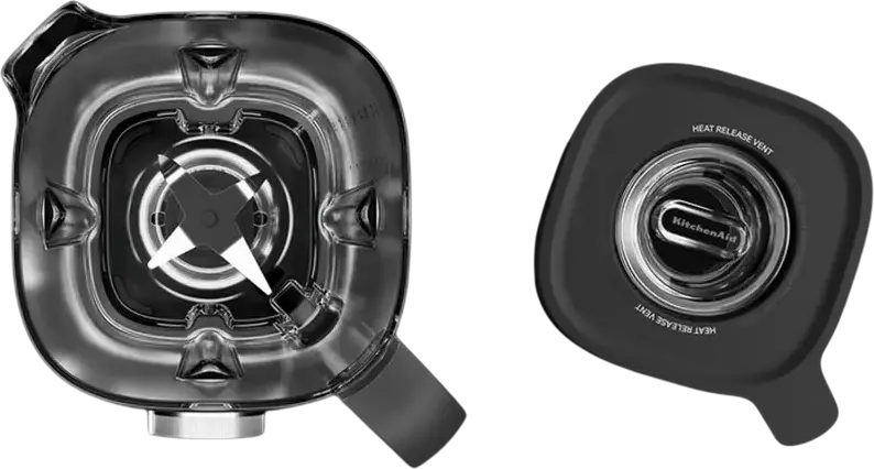 Стационарный блендер KitchenAid 5KSB2073EBM, 1200 Вт, стеклянная чаша 2 л, 10 скоростей, лезвия из нержавеющей стали, черный, с цитрусовым прессом и теркой