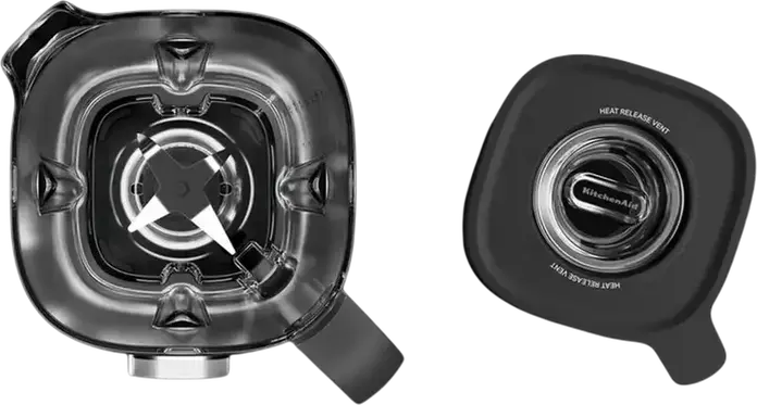 Стационарный блендер KitchenAid 5KSB2073EBM, 1200 Вт, стеклянная чаша 2 л, 10 скоростей, лезвия из нержавеющей стали, черный, с цитрусовым прессом и теркой