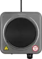 Ardesto ECS-J110G Electric Hot Plate Single Burner Stove, 15.5 cm Diameter, 5 Power Levels, Voltage Drop Protection, Silver/Grey