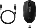 Беспроводная игровая мышь Logitech G305 X Superlight MR0124, оптический сенсор 44000 DPI, частота опроса 1000 Гц, 6 кнопок, RGB, USB-C, Цвет: черный, 59 г