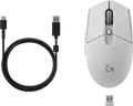 Беспроводная игровая мышь Logitech G305 X Superlight MR0124, оптический сенсор 44000 DPI, частота опроса 1000 Гц, 6 кнопок, RGB, USB-C, белый, 59 г