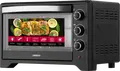 Cuptor Electric Ardesto MO-T33B, Negru, Grill și Convecție, 100-250°C, Butoane Rotative, Timer, Iluminare Interioară, cu Tavă de Coapte, Grătar și Spit