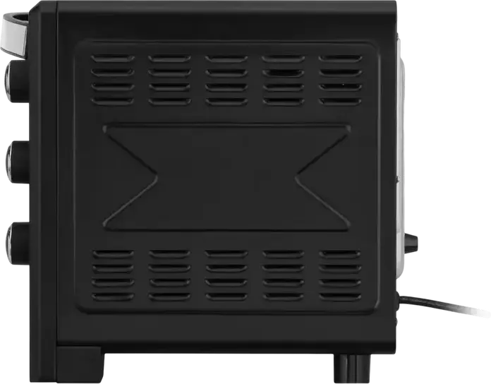 Cuptor Electric Ardesto MO-T33B, Negru, Grill și Convecție, 100-250°C, Butoane Rotative, Timer, Iluminare Interioară, cu Tavă de Coapte, Grătar și Spit