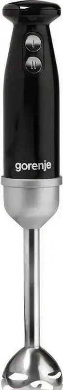 Set Blender Vertical Gorenje HBX602RLBK de 3 piese, 600W, Lame din Otel Inoxidabil, Bol 0.6L, Negru, cu Tel, Pahara de Masura si Tocator