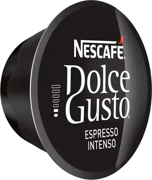 Nescafe Dolce Gusto Espresso Intenso Coffee Capsules, 100% Responsibly Sourced, Compatible with Dolce Gusto Machines, Set of 16 Capsules