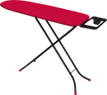 Lunaro NEO-BK Ironing Board, 110x30 cm Metal Mesh Surface, 100% Cotton Cover with Foam Padding, Foldable X-Frame, Integrated Iron Rest, Non-slip Feet