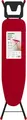 Lunaro NEO-BK Ironing Board, 110x30 cm Metal Mesh Surface, 100% Cotton Cover with Foam Padding, Foldable X-Frame, Integrated Iron Rest, Non-slip Feet