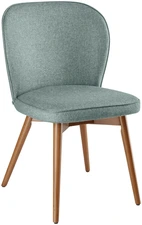 VEGA LUSINI Solutions GmbH Upholstered chair Lian fabric Polsterstuhl Lian Stoff Upholstered chair Lian fabric; 56x58x86 cm (WxDxH); seat light-blue, base light-brown; 2 piece / pack Polsterstuhl Lian Stoff; 56x58x86 cm (BxTxH); Sitz hellblau, Gestell hellbraun; 2 Stück / Pack Elegant upholstered chair with solid beech legs stained to look like oak and fabric cover (100 % polyester). Suitable for indoor use only. Fire-retardant cover and plastic glides. Supplied assembled. Eleganter Polsterstuhl aus massiven Buchenbeinen in Eicheoptik gebeizt und Stoffbezug (100 % Polyester). Nur für den Innenbereich geeignet. Feuerhemmender Bezug und Kunststoffgleiter. Lieferung erfolgt montiert.