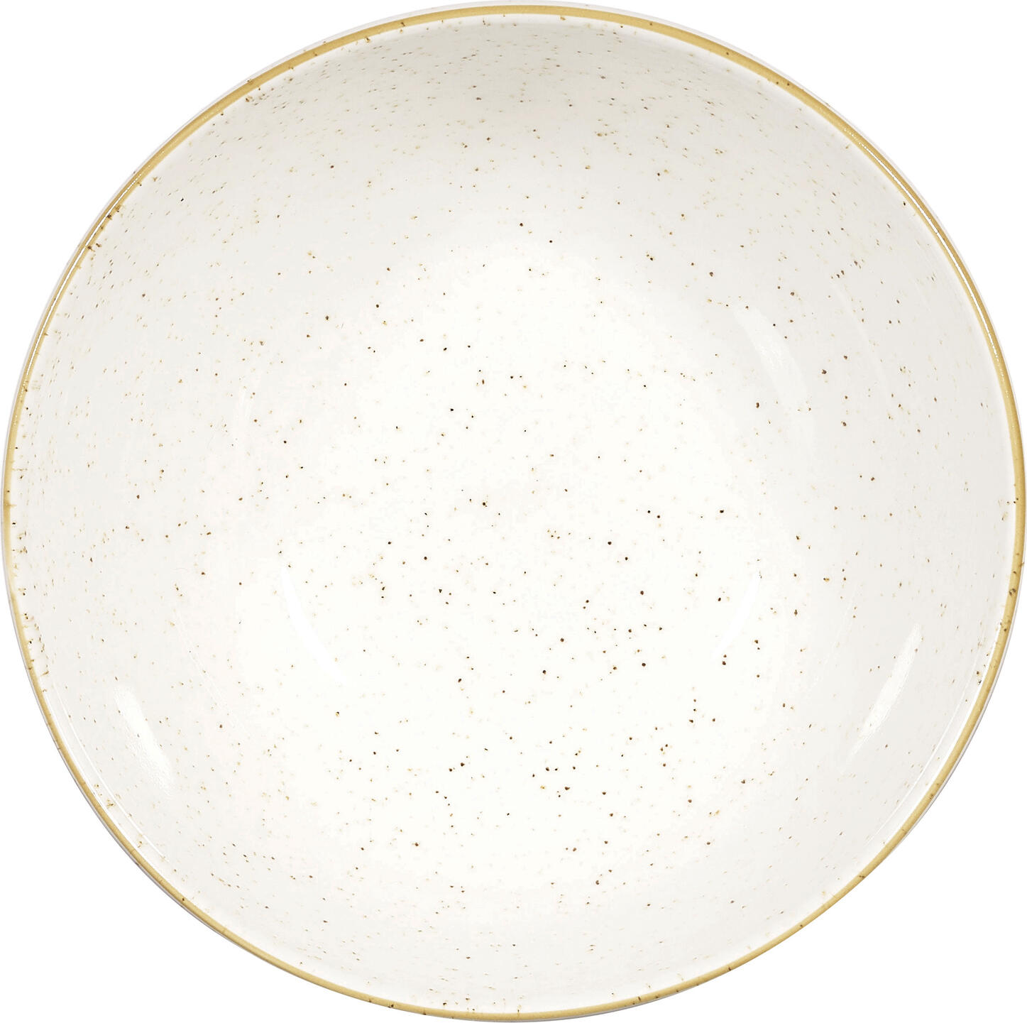 Churchill Stonecast Barley White Porcelain Pasta Bowl Set of 6, 18.3 cm Diameter, 1075 ml, Rustic Hand-Painted Design, Dishwasher and Microwave Safe