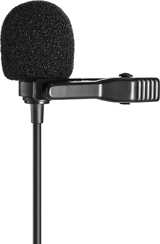 Boya BY-M1 Pro II Omnidirectional Lavalier Lapel Microphone, 6m Cable, Gain Control, for Smartphones, DSLR Cameras, PC, Black