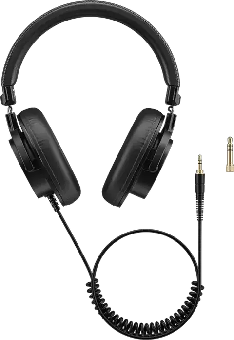 Casca de Studio Boya HP3 Circumaurale Inchise, Driver Dinamic, 20Hz-20kHz, 32 Ohm, Cu Fir si Microfon, Cablu 3m, Negru, include Adaptor 6.3mm