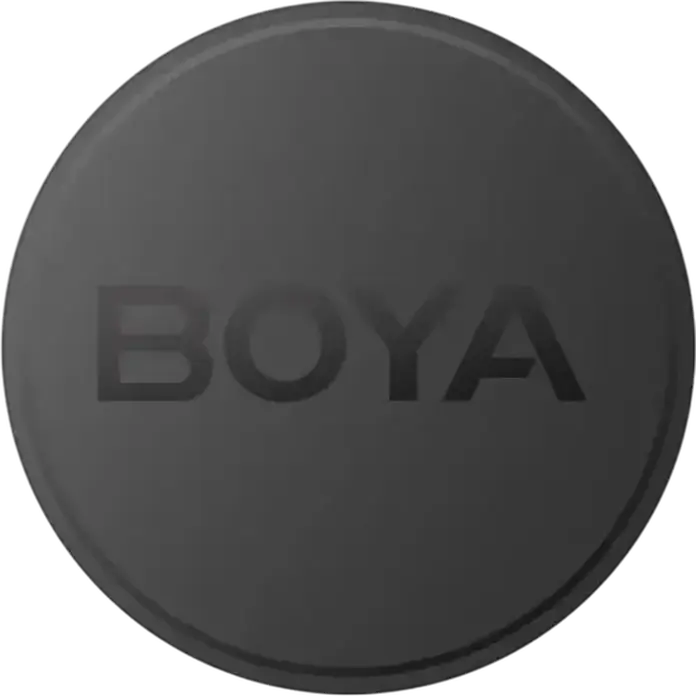 Boya Boyalink (Boyalink3-01) Wireless Lavalier Microphone System, Omnidirectional Condenser, 2.4 GHz, 300m Range, USB-C, Lightning, 3.5mm, Black