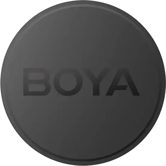 Boya Boyalink (Boyalink3-01) Wireless Lavalier Microphone System, Omnidirectional Condenser, 2.4 GHz, 300m Range, USB-C, Lightning, 3.5mm, Black