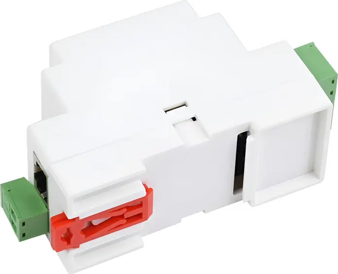 Waveshare RS485 TO POE ETH (B) Modbus Gateway Serial Device Server, PoE IEEE 802.3af, RS485 to Ethernet, DIN Rail Mount, -40°C to 85°C, White