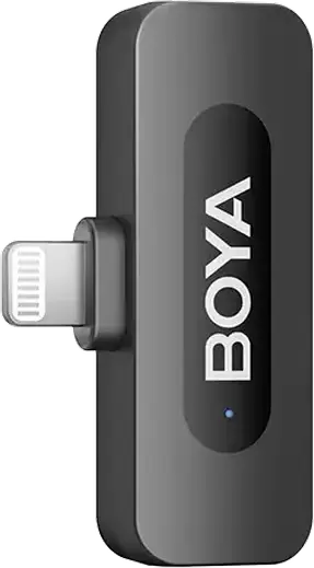 Беспроводная система микрофонов-петличек Boya BY-V3 Combo, всенаправленный конденсаторный, 2.4 ГГц, радиус 100 м, аккумулятор 9 ч, набор из 2 передатчиков и 2 приемников