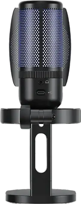 Игровой конденсаторный USB-микрофон Boya K3, суперкардиоидный, RGB-подсветка, шумоподавление ENC, с поп-фильтром, стойкой и shock mount, набор из 6 предметов