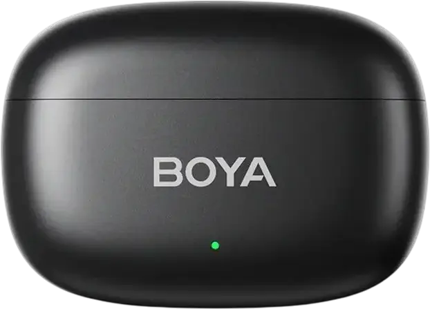 Boya mini 2-02 Wireless Lavalier Microphone Set of 2 Transmitters, Omnidirectional Condenser, 2.4 GHz, 100m Range, Noise Reduction, USB-C, Black