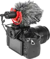 Boya BY-MM1+ Supercardioid Condenser Camera Microphone with Real-time Monitoring, 3.5mm Jack, 20-18000Hz, Black, Accessory Kit