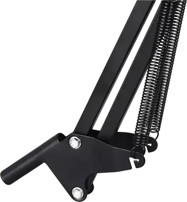 Boya K171 Metal Scissor Microphone Arm for Streaming and Podcasting, Adjustable Tension Springs, Foldable Desk-mounted C-clamp, Black