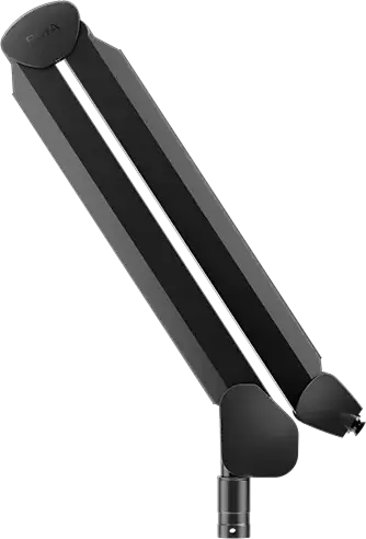 Suport pentru microfon Boya MIC ARM, Brat Articulat Reglabil cu Clema de Birou pentru Streaming si Podcasting, Negru