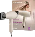 Фен для волос Ardesto HD-Y700PERL, 2000 Вт, ионизация, 3 температурных и 2 режима обдува, функция холодного обдува, цвет Pearl Cream, набор из 2 насадок