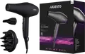 Ardesto HD-Y222PRO Violet Pro Hair Dryer, 2200W, 3 Temperature Settings, 2 Airflow Modes, Cold Air, Overheating Protection, Set of 2 Nozzles (Diffuser, Concentrator), Black