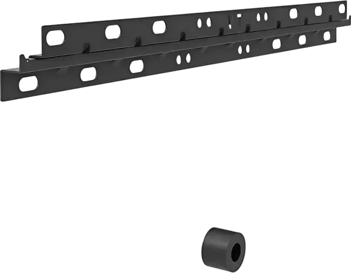 Barkan E304 Wall Mount TV Support for 13-65 inch Screens, VESA up to 400x400mm, Max Load 36kg, Tilt +10/-15 Degrees, Cable Channel, Black