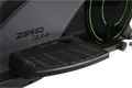 Elliptic Zipro iConsole+ Dunk, Antrenor cu Transmisie Frontala, Display Digital iConsole+, Senzori de Puls, Suport Tabletă, Negru cu Verde Lime