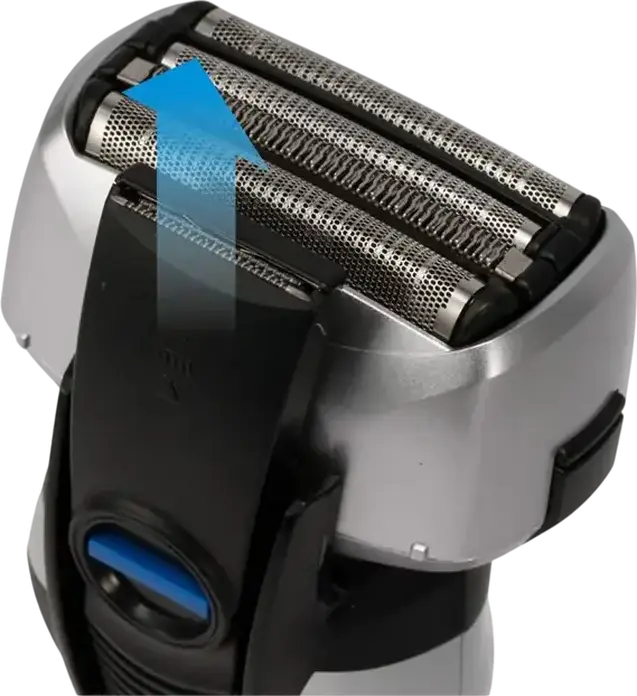 Panasonic ES-RF31 Electric Foil Shaver, Wet and Dry, 4 Flexible Heads, Li-ion Battery, 3 Speed Settings, Integrated Trimmer, Silver