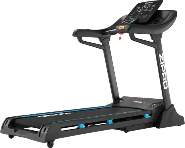 Zipro Dream Foldable Treadmill Walkingpad, Digital Display, Speed 2-15 km/h, Multi-layer Running Belt, Transport Wheels, 150x52 cm