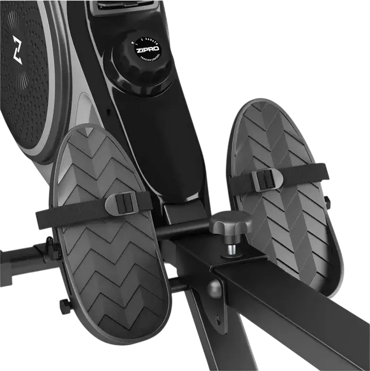 Zipro Move Rowing Machine, Hybrid Air-Magnetic Resistance, 8 Levels, 5kg Flywheel, Foldable Design, Bluetooth, FitShow App, Full Body Workout