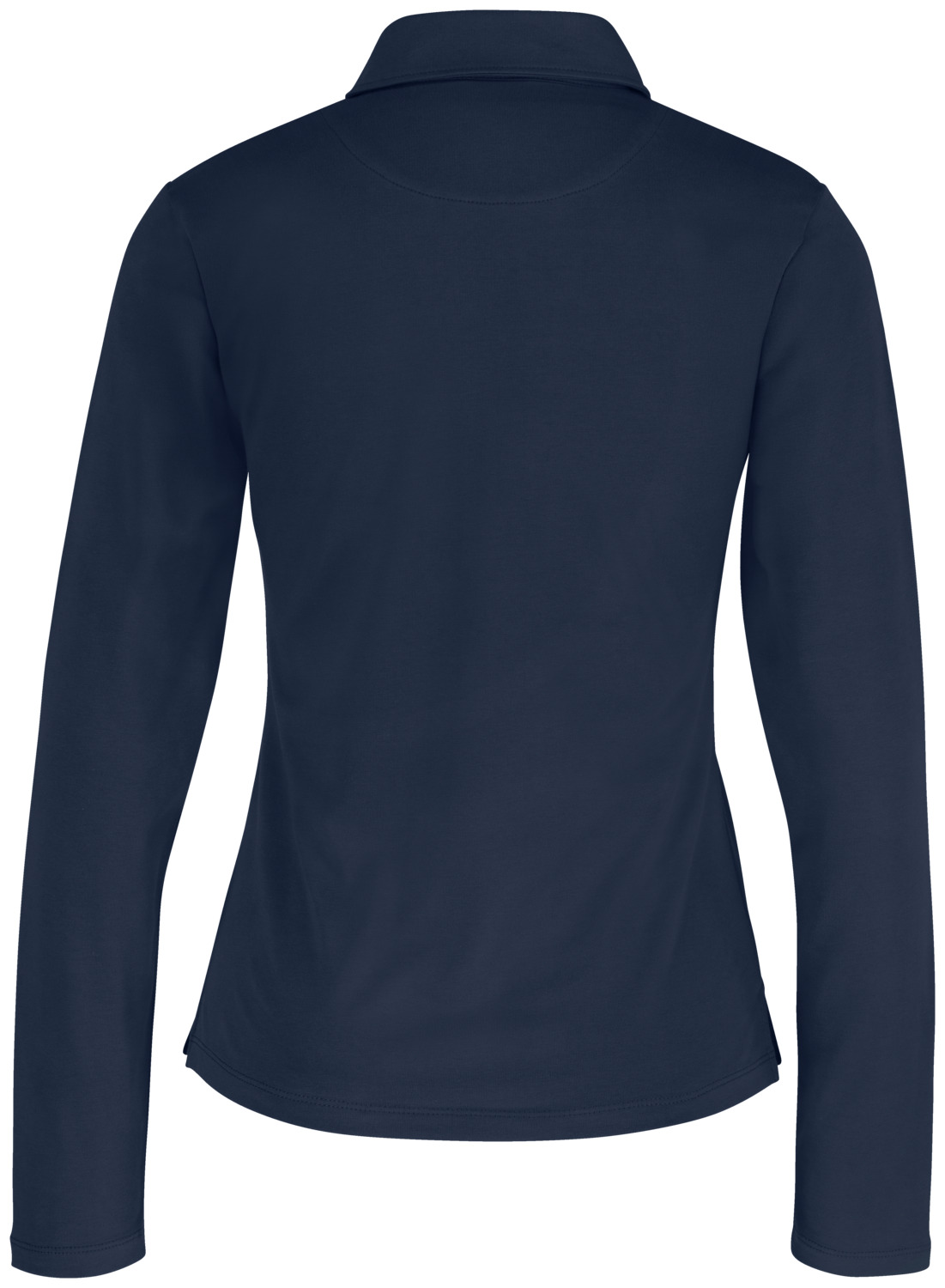 JOBELINE Malme Women's Long Sleeve Jersey Polo Shirt, 95% Cotton 5% Elastane, Regular Fit, Professional Catering and Hotel Workwear